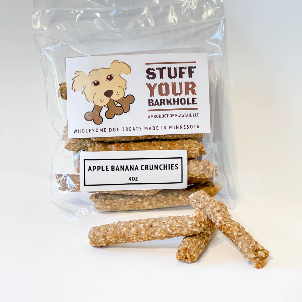 Apple banana outlet dog treats